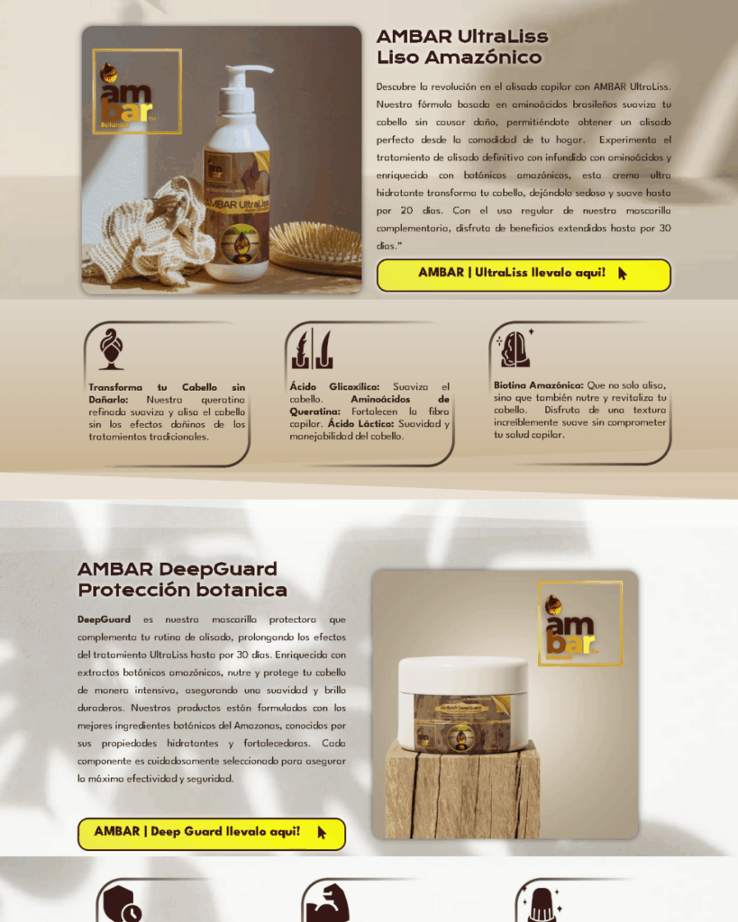5. Ambar Ultraliss- Landingpage